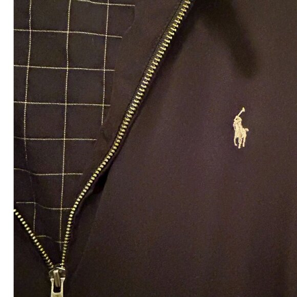 Men’s Polo Ralph Lauren Harrington Jacket 3XB Black Full Zip Windbreaker Classic - Picture 3 of 8